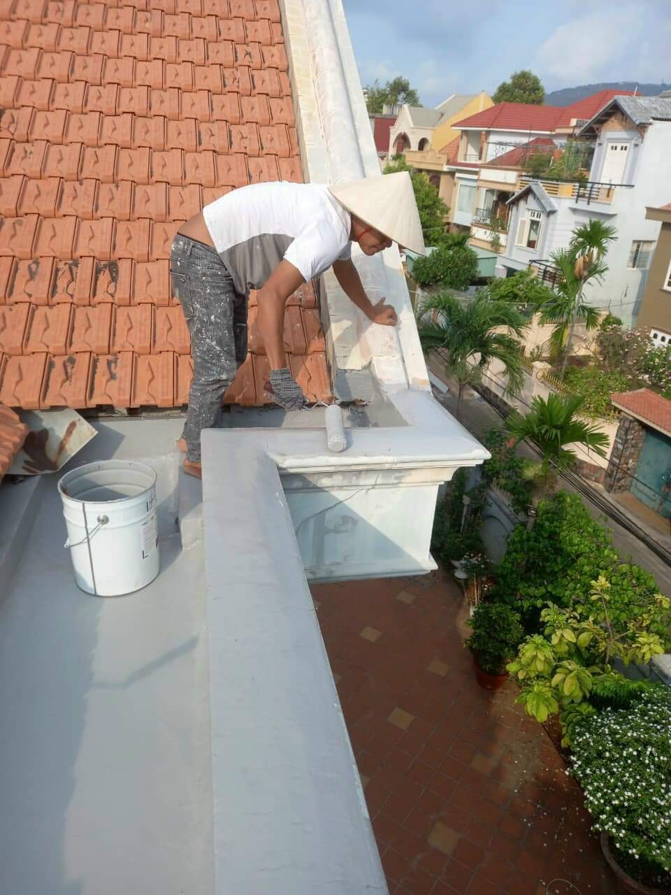 chống thấm sân thượng
